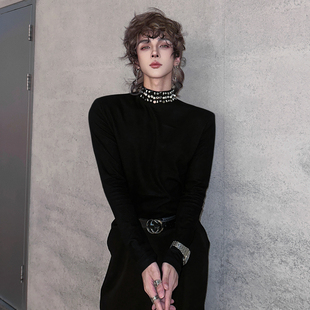 男款 小众设计款 2025秋季 设计感春季 新款 杨一帆潮牌半高领打底衫