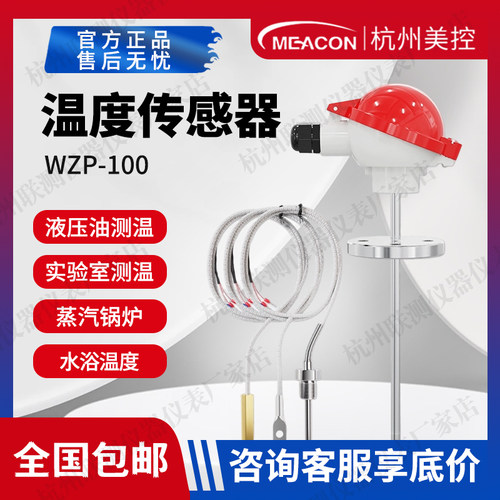 美控铠装热电偶PT100温度传感器