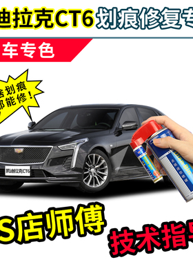 适用凯迪拉克CT6黑色补漆笔玛雅黑曜黑曼哈顿灰色蓝色白色自喷漆