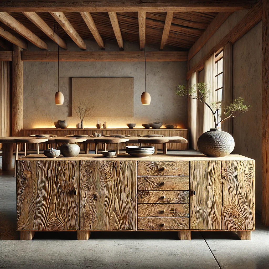 侘寂风榫卯结构纯实木