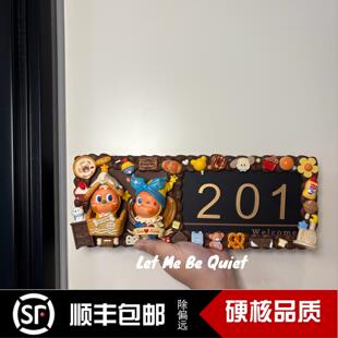 123！星星人系列门牌号入户装饰办公室摆饰乔迁礼物