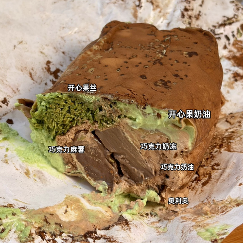 plus版400g毛巾卷 迪拜开心果巧克力 追剧零食 下午茶甜品