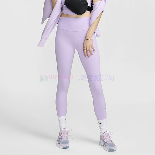 酷动城NIKE女子高腰收腹提臀跑步瑜伽速干运动紧身裤运动裤FN3233