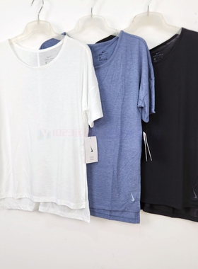 1023运动Nike Yoga Layer女子速干瑜伽训练短袖T恤CJ9327-491-073