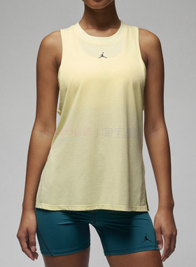 酷动城 JORDAN女子健身训练透气宽松速干运动背心无袖FB4630-821