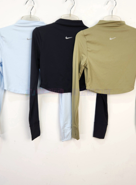 酷动城Nike One Luxe女子速干跑步健身训练紧身运动长袖T恤FB5277