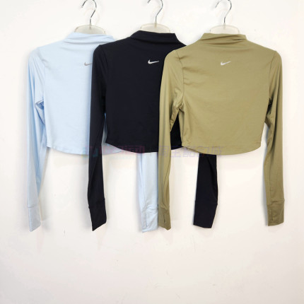 酷动城Nike One Luxe女子速干跑步健身训练紧身运动长袖T恤FB5277