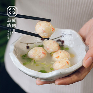 闽味福建特产东山岛正宗纯手工虾丸虾滑冷冻火锅丸子海鲜新鲜食材
