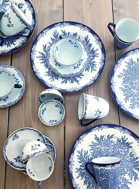 瑞典Rorstrand欧斯玎蒂亚系列陶瓷器具 优雅轻奢复古进口日本早餐