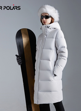 【90%绒子】INTER POLARS 过膝羽绒服男女冬季新款长款
