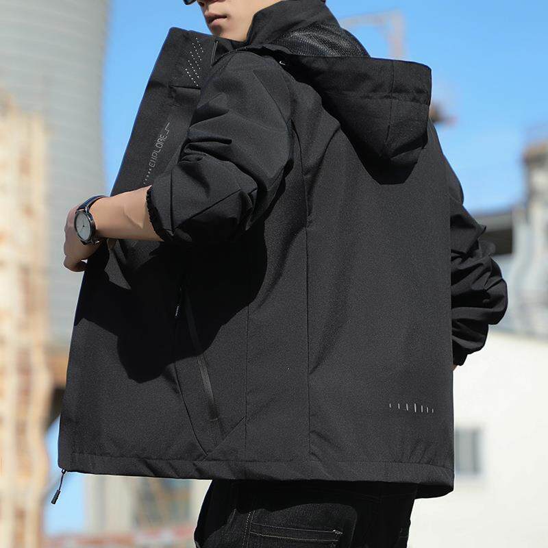 明星同款冲锋衣男防风防水户外风衣春秋薄款外套潮牌进藏情侣单层