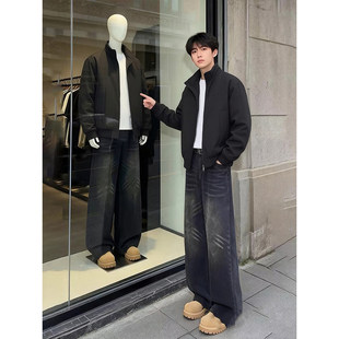 明星同款三防立领飞行夹克男款春季户外工装冲锋衣痞帅高级感短款