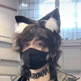 【抖音同款】仿真兽耳cosplay漫展可动猫耳头饰电动兽耳朵发箍
