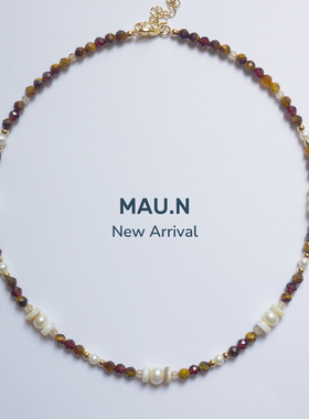 天然珍珠男女秋冬搭配项链