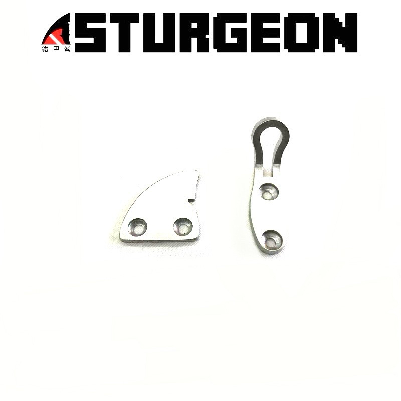 潜水鱼枪木质改装不锈钢挂线耳套件深潜岸潜渔猎DlY专用配件