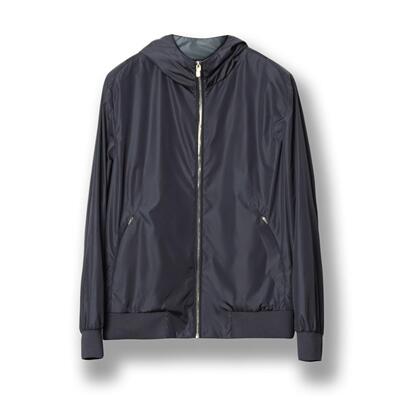 轻薄三防面料简约男士连帽休闲外套夹克上衣