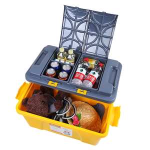 汽车后备箱储物箱车载收纳箱尾箱整理箱车用箱盒置物杂物车内用品