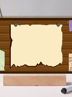 Stardew Valley星露谷物语游戏周边 帮助留言板立牌 创意礼物