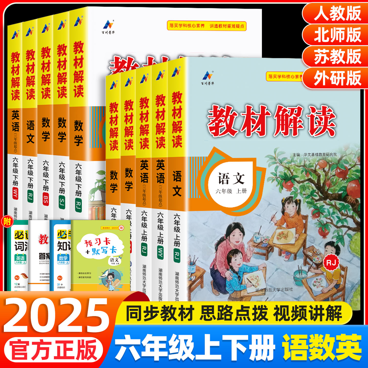 教材解读六年级上册/下册任选