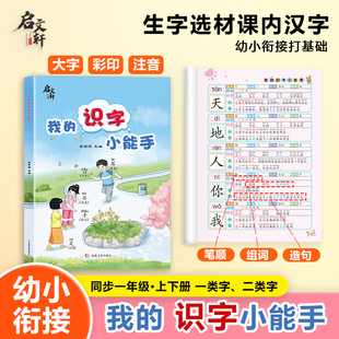 我的识字小能手拼音拼读训练学前班声母韵母认读音节启蒙练习册一年级拼音学习神器幼小衔接教材全套一日一练幼儿园学拼读书启文轩