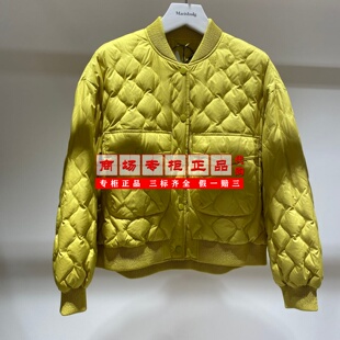 【专柜正品直发】AUM奥姆黄色鹅绒休闲羽绒服外套M1DE4196Y-2980