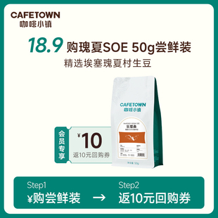 单品中烘50g 咖啡小镇狂想曲瑰夏SOE咖啡豆精品意式 天猫U先