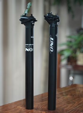 UNO铝合金坐管，31.6x350mm，黑色双钉锁死款，公路车山地车使用