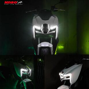 台湾KOSO改装三阳曼巴MMBCU158 150转向灯 转弯灯 日行灯 LED大灯