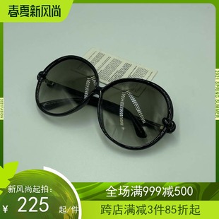 出口女式太阳镜时尚简约复古显脸小椭圆形墨镜潮男潮女镜2025新款