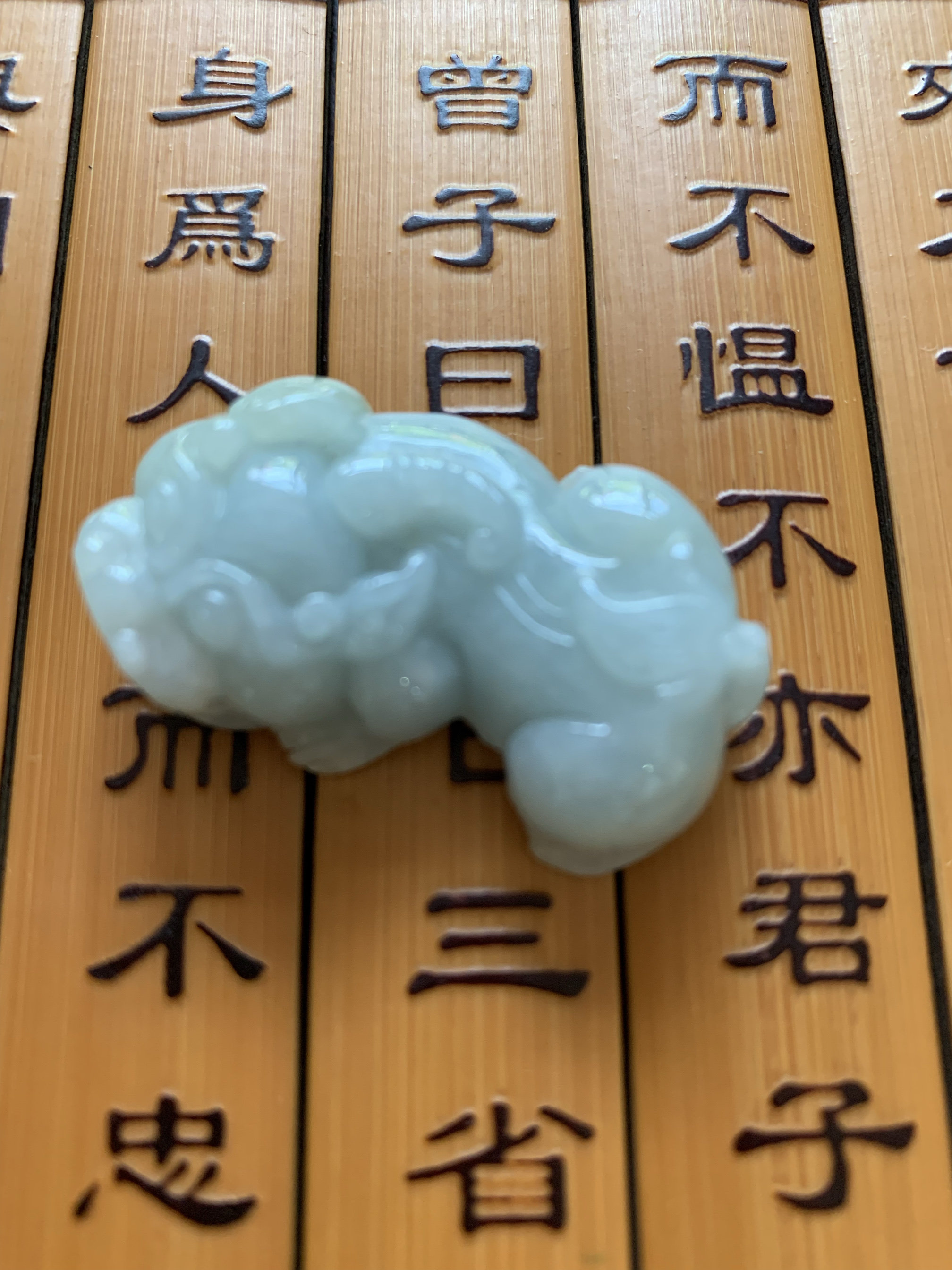 今石缘 天然翡翠A货精工润绿貔貅 送证书 DIY车挂手链项链等