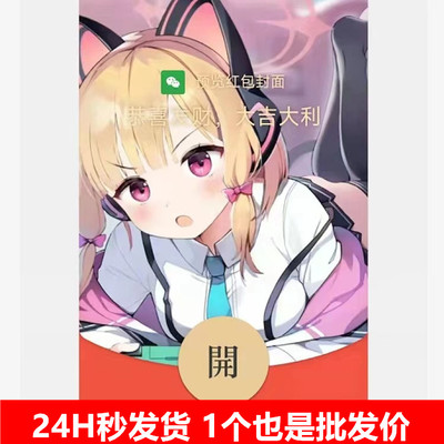 2024新款猫耳少女微信红包封面序列号激活码非永久二次元动态音乐