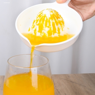 陶瓷手动榨汁器橙子柠檬儿童炸汁机榨汁机挤汁器果汁机压汁机