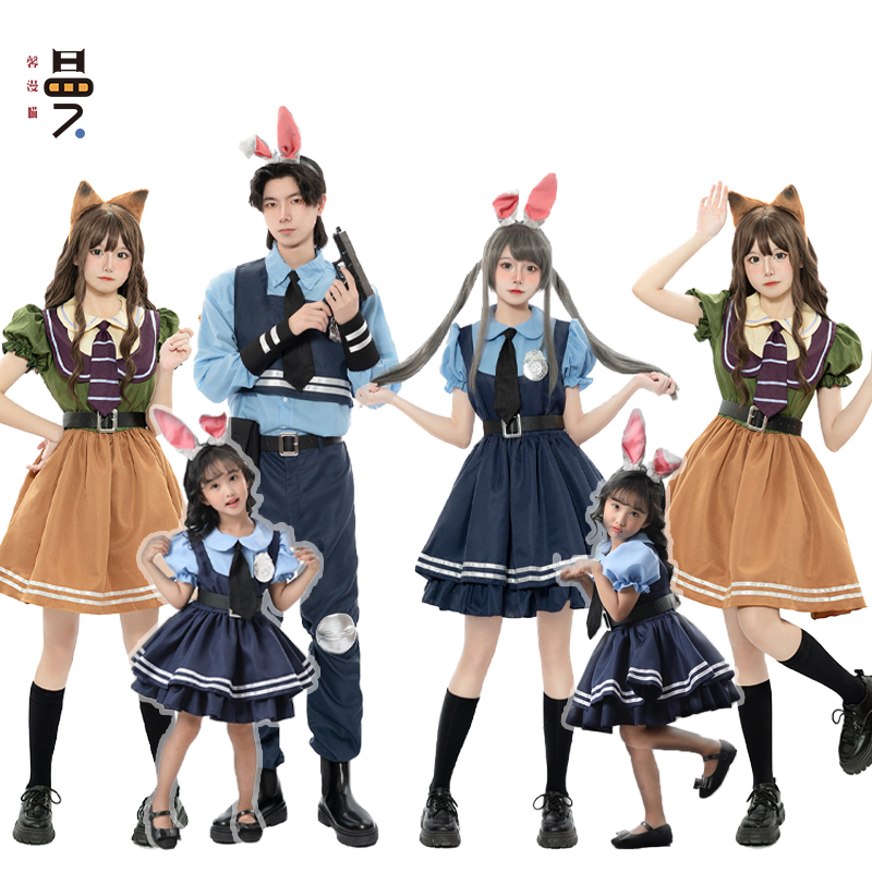 疯狂动物城兔子警官朱迪短裙