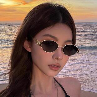 韩国GM2025凯旋门高级感墨镜时尚太阳眼镜防紫外线拍照神器