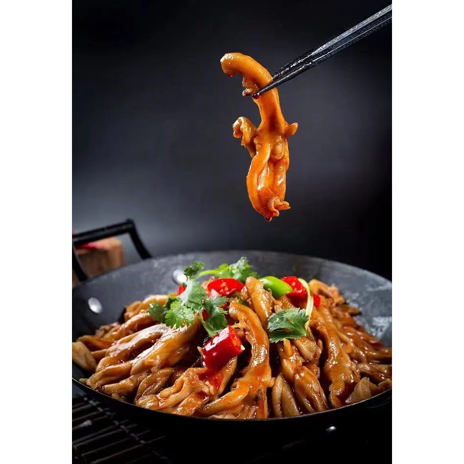 丫司令万味合五香鸭爪厂家安徽特产年货批发