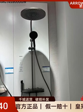 箭牌卫浴门店同款枪灰色花洒淋浴套装AMG14S900GGW带喷枪洗澡喷头