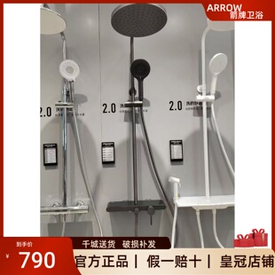 箭牌卫浴花洒套装淋浴器增压喷头AD3322SGGW枪灰色花洒