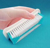 双色尼龙丝刷清洁刷 方形方板板刷 羽绒服毛呢刷塑料板洗衣洗鞋 刷