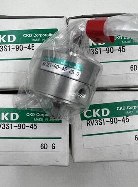议价CKDRV3S旋转气缸 RV3S1/3/10/20/30/50-90/180/270-45/90/180