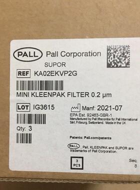 议价pall过滤器 KA02EKVP2G mini kleenpak filter0.2um