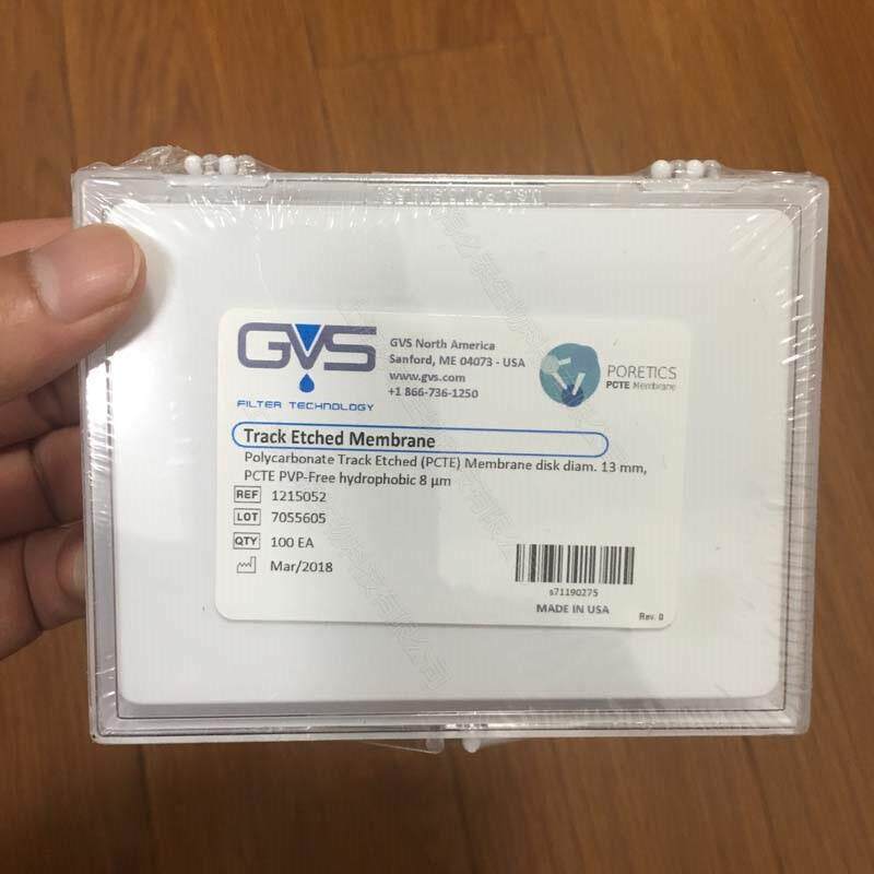 议价1215633GVS PCTE亲水膜聚碳酸酯膜13MM 8um 5um 3um 2um 1um