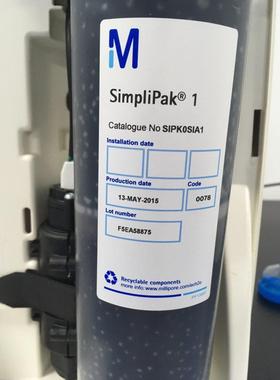 议价Millipore密理博PR0G000T3纯水柱Milli-Q纯水机纯化柱子