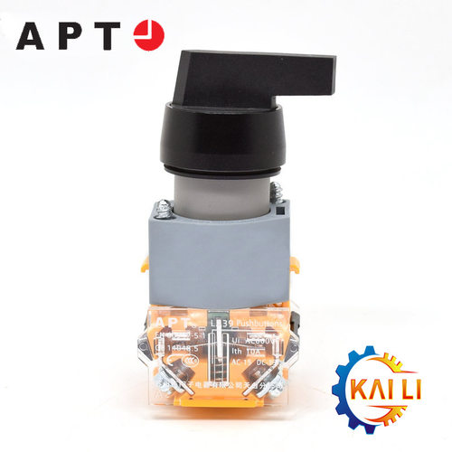 议价上海二工/APT按钮LA39-A3-20Y/a长柄旋钮开关2常开