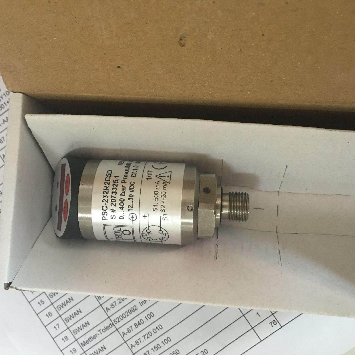 议价科宝KOBOLD压力开关PSC-232R2C50D