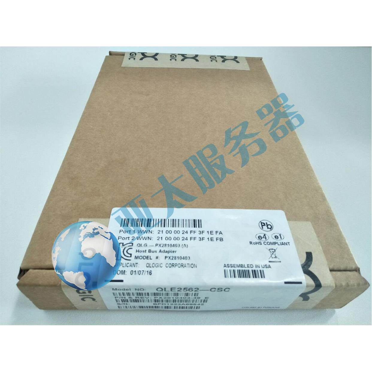 议价QLOGIC CISCO QLE2562-CSC 8G PCIE 双通道光纤通道HBA卡