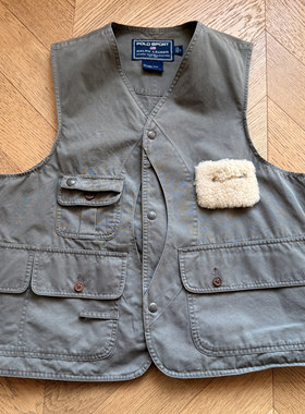 RL早期老款sport户外运动猎装钓鱼马甲