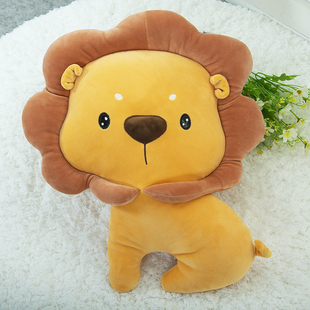 狮子座礼物可爱狮子毛绒玩具公仔小狮子抱枕娃娃摆件玩偶超软陪睡