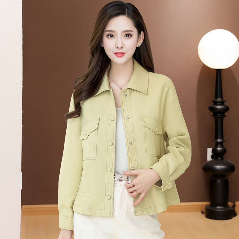 中青年女装时尚PU皮夹克外套短款2026春季新款中年妈妈减龄皮上衣