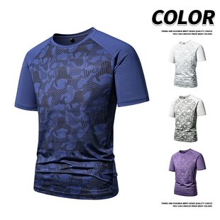 夏季 透气运动服款 新款 男士 T恤冰丝 拼色短袖 8xl健身百搭情侣爆款