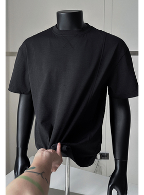 2026 夏季新款 港风假模大码圆领短袖T恤M-5X HT26238-特P15-控价